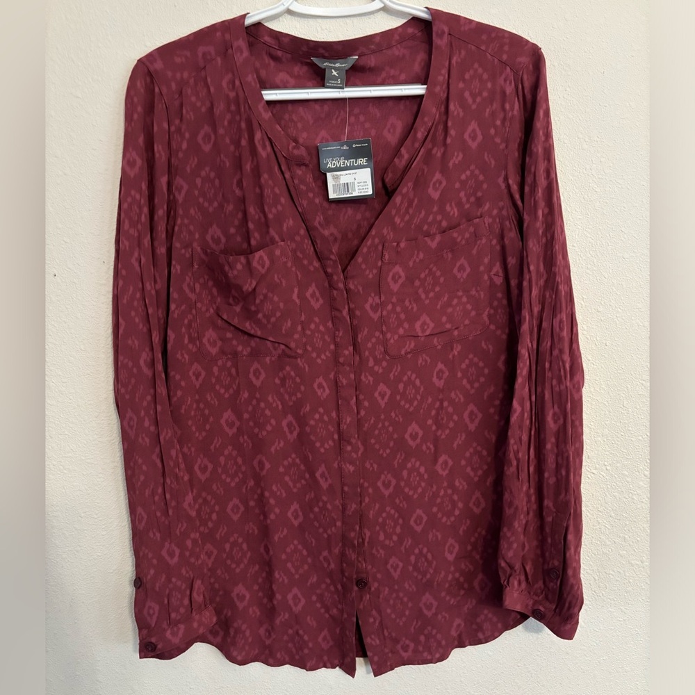 Eddie Bauer Women's Casual Button Up‎ Shirt